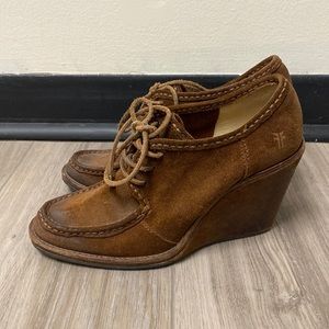 Frye clogs/booties lace up size 9.5